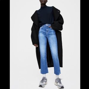 Hi-Rise Slim Jeans Dark Blue